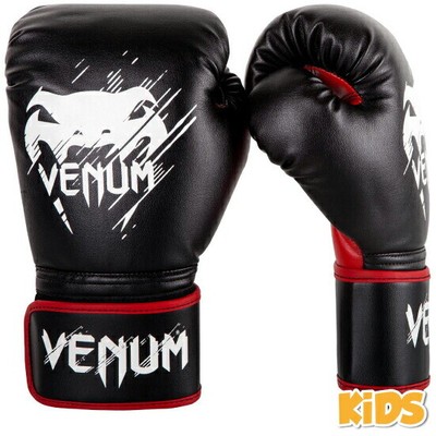 Venam Contender Boxing Glove For Children-Black/Red Benam Venum-02822-100 Martia