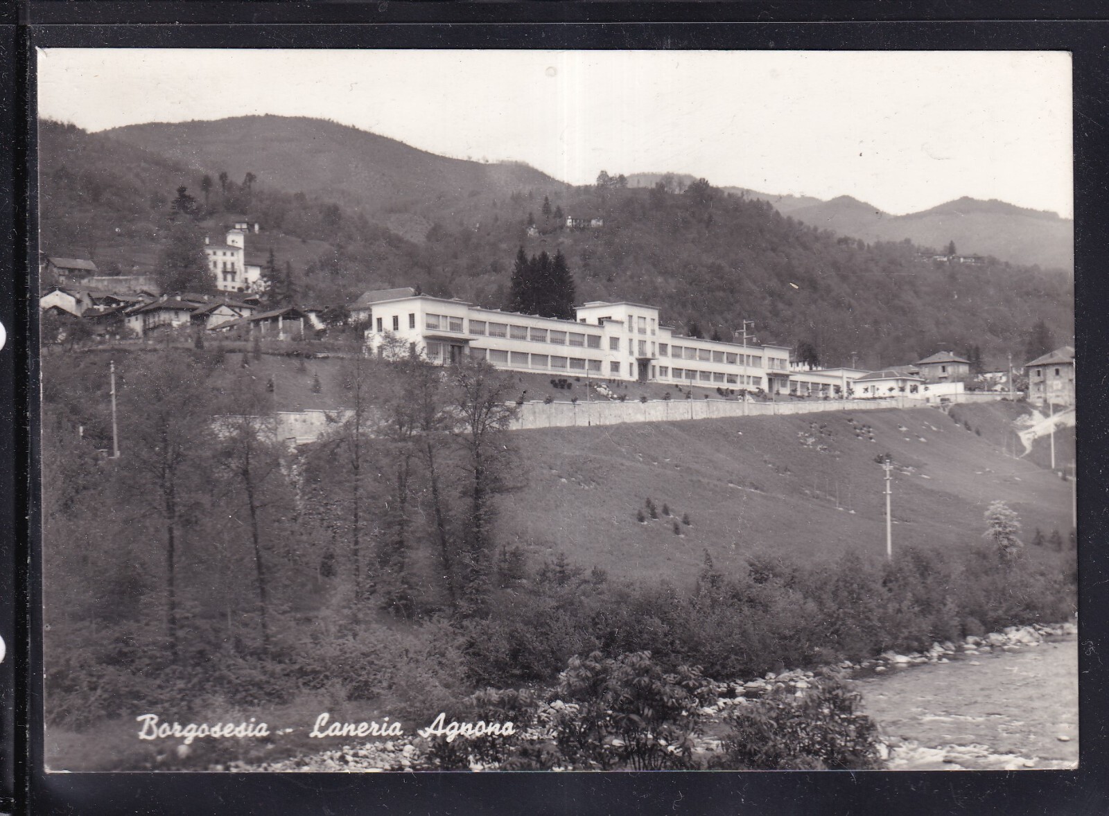 Cartolina Borgosesia Laneria Agnone AB1459