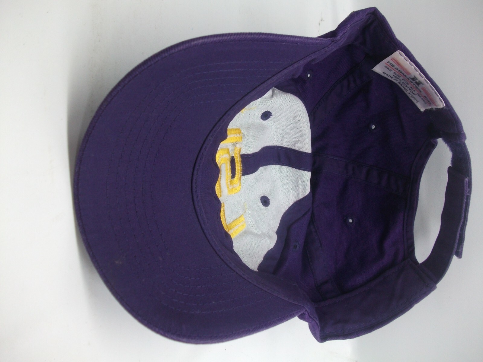 LSU Hat Purple Hook Loop Baseball Cap - image 7