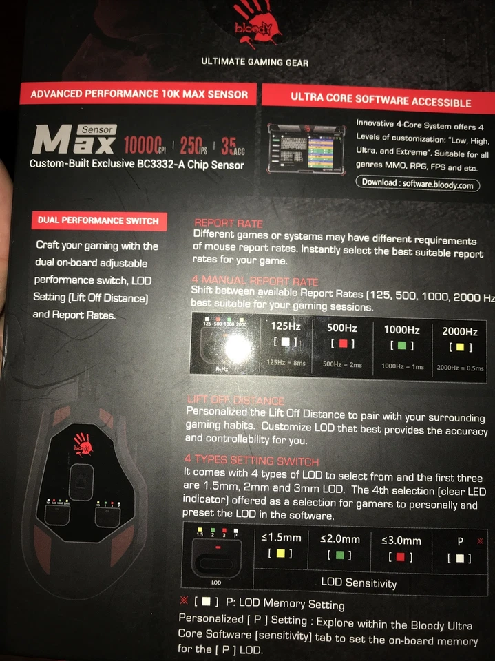w70 max extra fire gaming mouse - Image 3 of 4