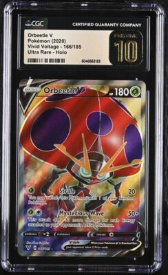 Pokemon Carta Singola - Orbeetle V 166/185 - Gioco Di Carte Collezionabili (GCC)