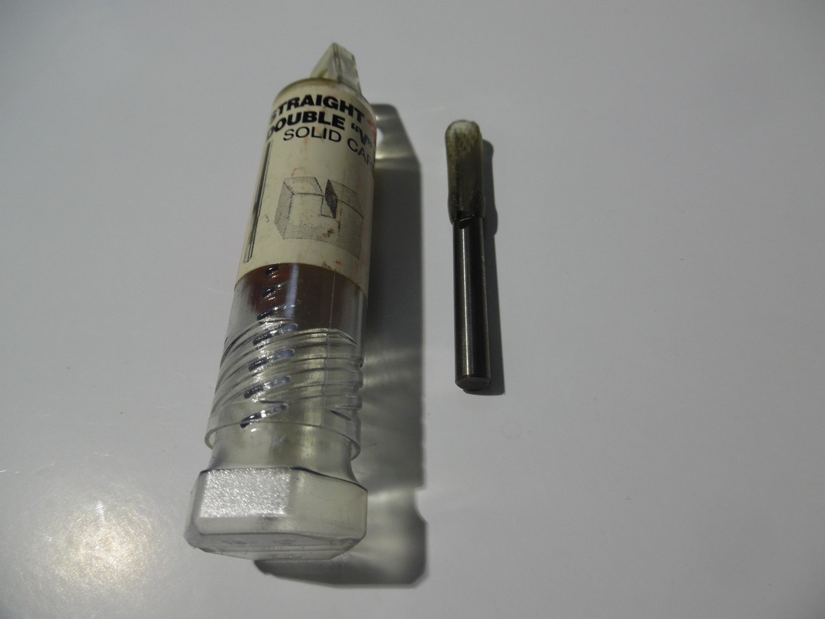 Fraise Droite Porter-Cable 43816 - Carbure Solide, Diamètre 1/4", Neuve Sous Emballage, Pour Défonceuse