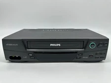 Philips VR620CAT21 Hi-Fi Stereo 4-Head VCR VHS Recorder - No Remote TESTED