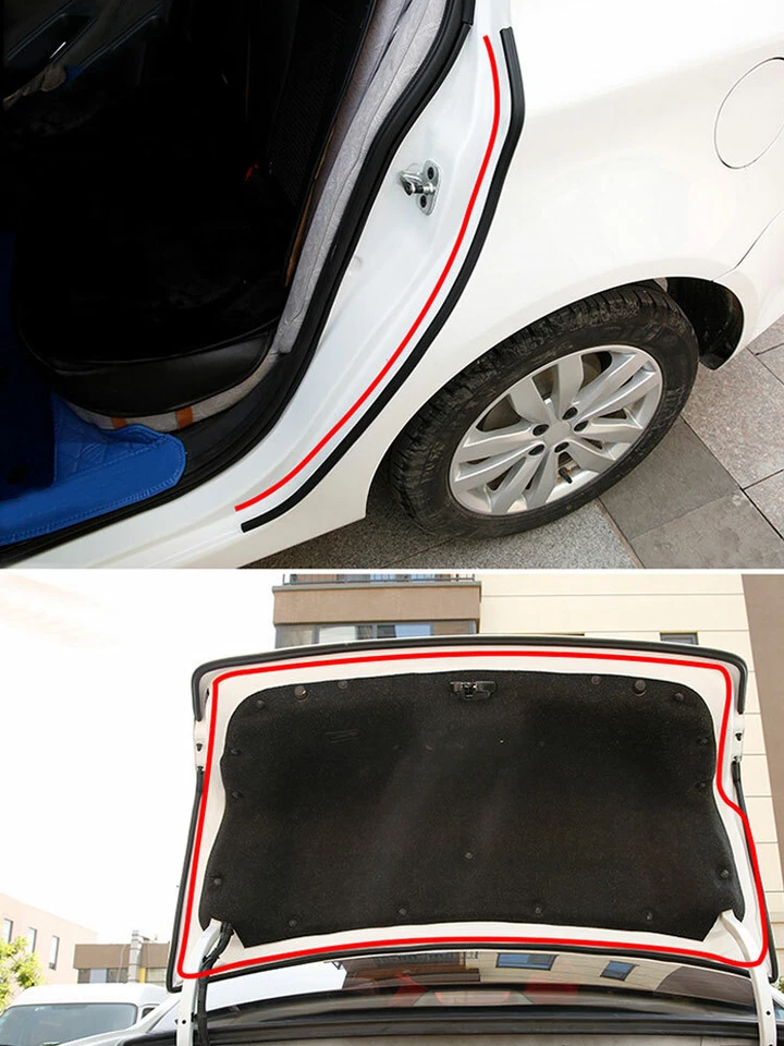 Tira de sellado de goma para puerta de coche aislamiento acústico 2 m Foto 4 de 4