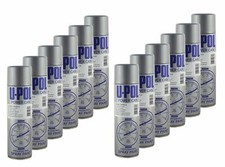 U-Pol Power Can STEEL WHEEL SILVER Paint 500ml x 12 Car Spray Aerosol