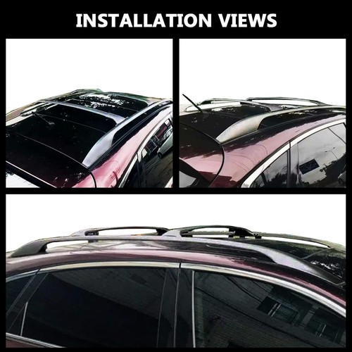 2pcs Silver Crossbar Roof Rack Cross Bar for Infiniti 2013 EX37, 2010-2012 EX35 - Picture 5 of 7