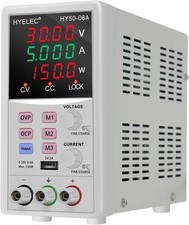 DC Power Supply Variable 50V 6A 150W Switching Regulated Bench Power