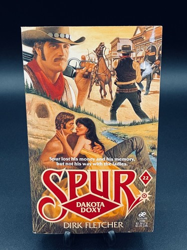 SPUR Lot of 5 Western Paperback Books by Dirk Fletcher 1984-85 - Picture 8 of 13