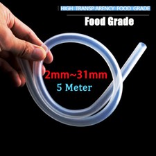 Transparent Silicone Hose Food Grade Hose Odourless I.D.  O.D. 2 4mm 25 31mm