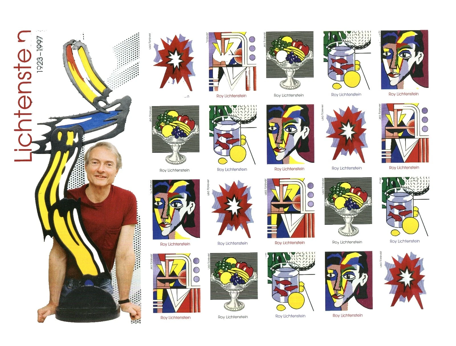 Art, Artists United States Stamps