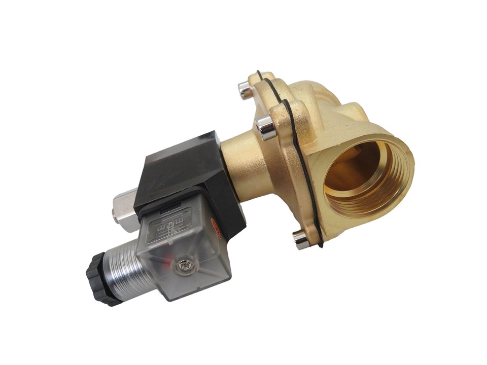 1 inch Normally Open 110V120V AC VAC Brass Solenoid Valve eBay