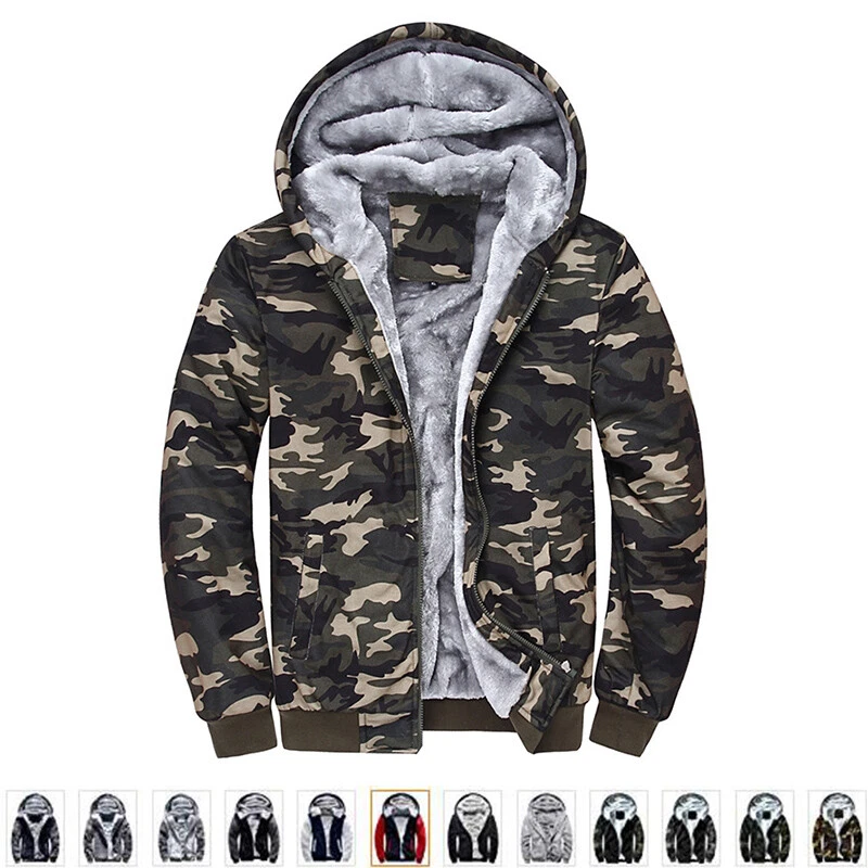 Fur lined shop camo jacket