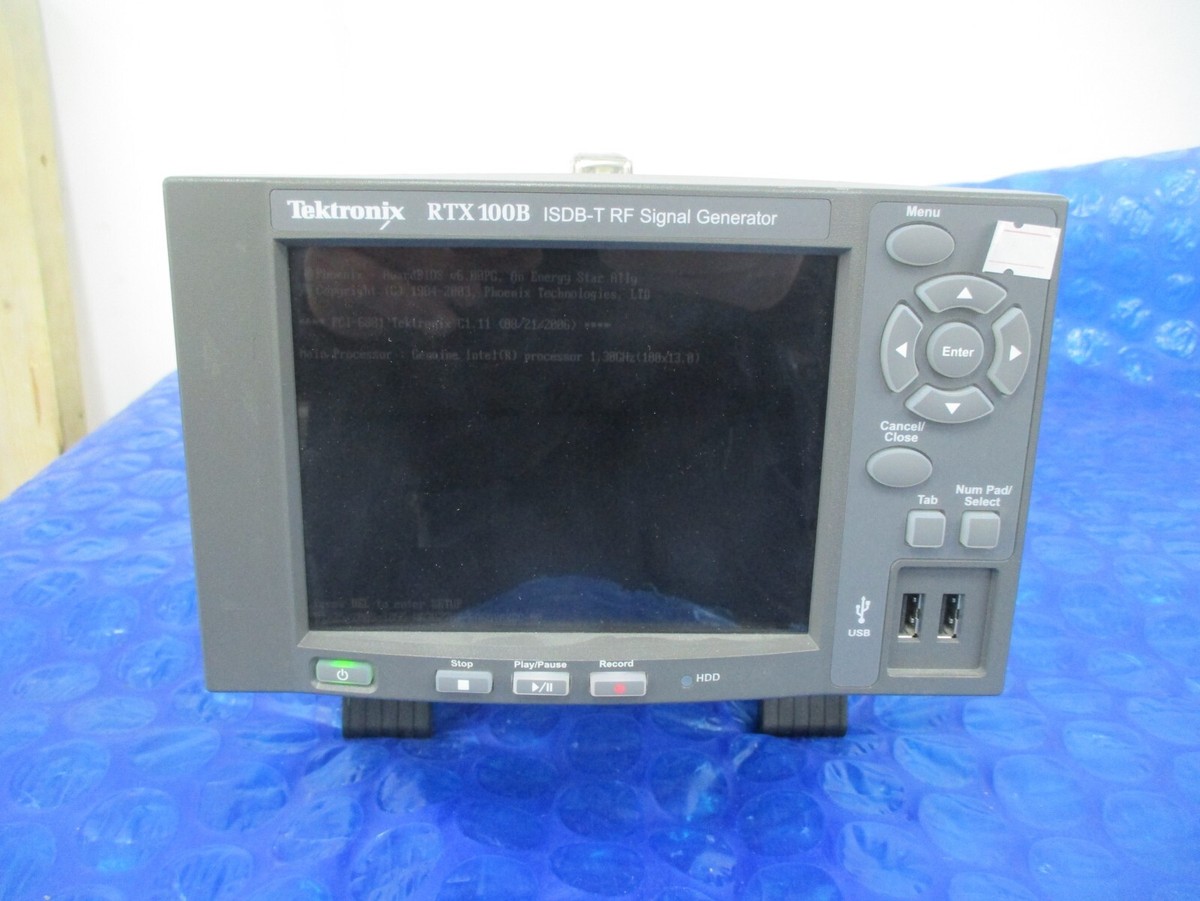 Tektronix/RTX100 ISDB-T RF シグナルジェネレーター その① Tektronix