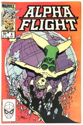ALPHA FLIGHT #4, Zustand sehr gut, 1983, englisch