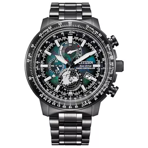 CITIZEN Wristwatch Promaster 100th Anniversary Eco-Drive BY3005-56E Black F/S - Picture 1 of 6