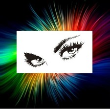 WOMAN'S EYES spooky, sexy,  AIRBRUSH, PAINT,  TEMPLATE ART STENCIL 