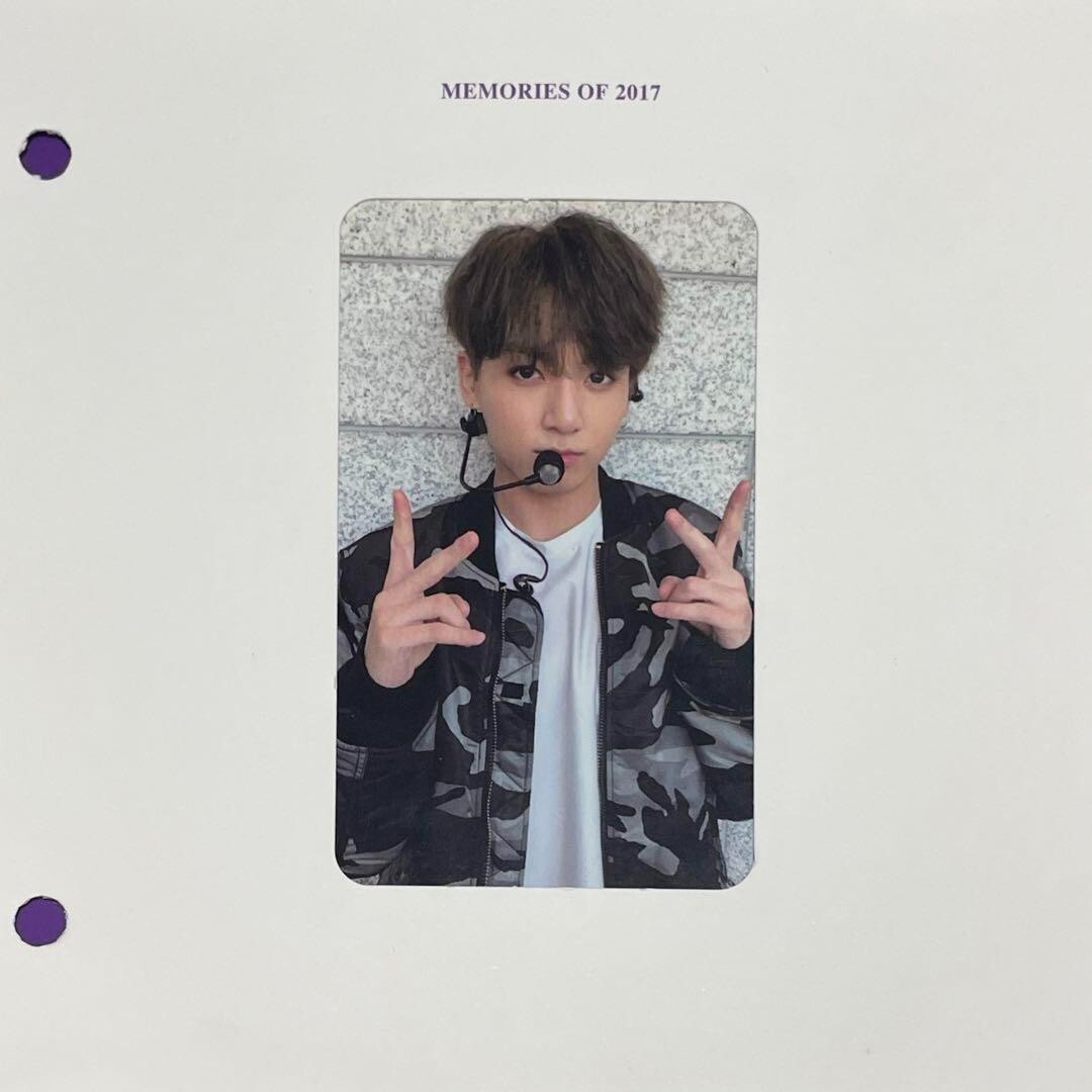 BTS Memories 2017 Blu-ray トレカ ジョングク - アイドル BTS Memories 2017 Blu-ray トレカ ジョングク - アイドル