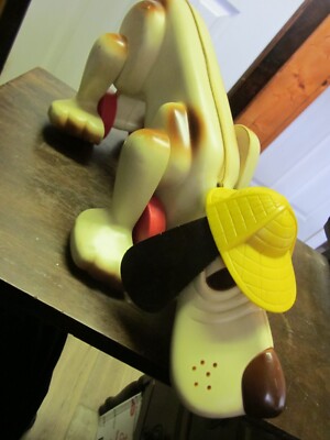 Digger Vintage 　達磨像　置物　約3.75㎏　Y　R9467 Vintage Digger the Dog Toy by Hasbro *RARE Pull String* 1974