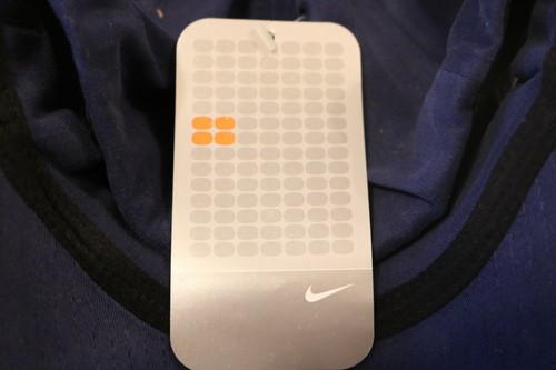 NIKE Departamento de Atletismo - Logotipo Pequeño de Swoosh, Gorra de Sombrero de Algodón Azul, Talla Única, Nuevo - Imagen 8 de 9