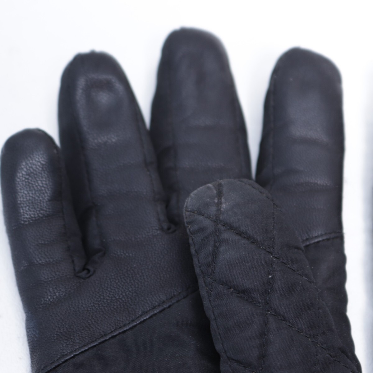 Preston&York Faux Fur Trimmed Winter Hat and Gloves Set Preston & York Gloves Women S Black Quilted Fur Trim Cuffs  main image 2