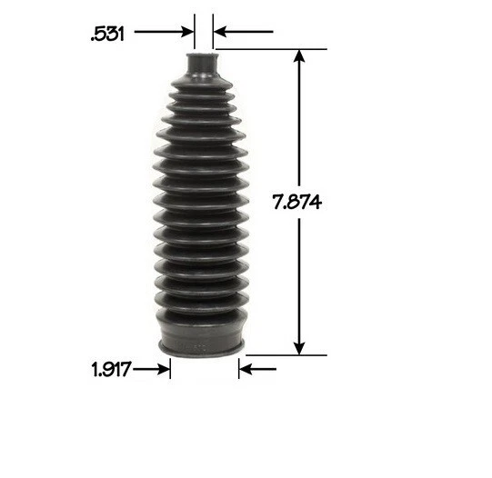 Kit de arranque de cremallera y piñón para Lexus RX330 2004 2005 2006 EMPI botas de fuelle Foto 4 de 4