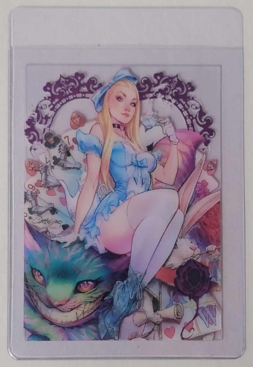 SDCC 2023 J. Scott Campbell - Fairy Tale Fantasies Alice Exclusive Preview  Card