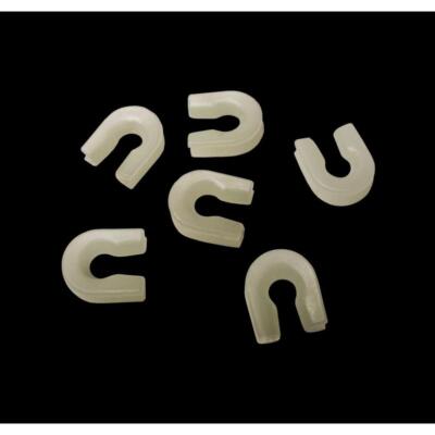 JENZI Mono Loop Thimble - Vorfach Schlaufenschoner 20 Stk. Vorfach-Schutz