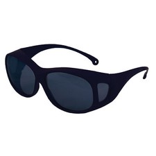 KLEENGUARD OTG Safety Glasses, Smoke Anti-Fog Lenses, Brown Frames
