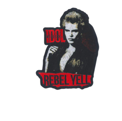 BILLY IDOL - REBEL YELL - EMBROIDERED PATCH - BRAND NEW - MUSIC BAND 5250