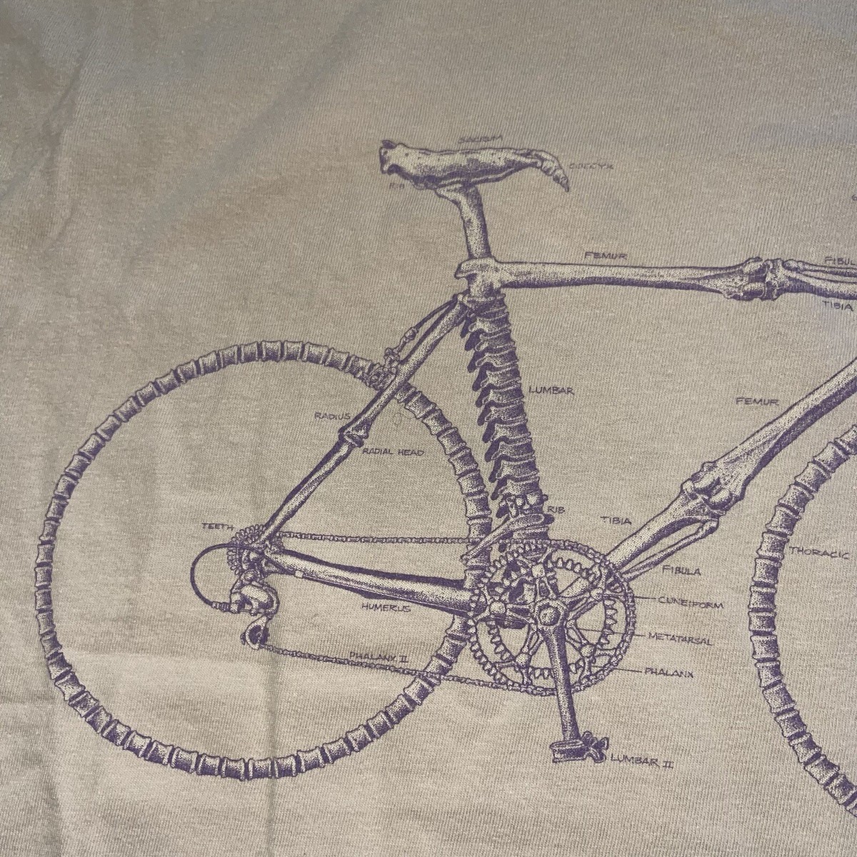 90s PRIMAL WEAR ピスト 自転車 企業 tee M アメリカ製 チャリザウルス