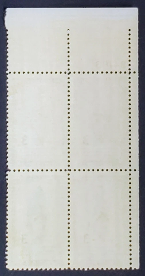 US 1965 SOKOLS CENTENNIAL 5C BLOCK PLATE OF 4 STAMPS MINT NH VF/XF OG #1262 - Image 2 of 2