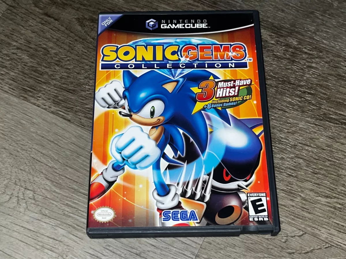 Sonic Gems Collection Nintendo Gamecube Complete CIB Excellent Condition