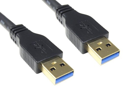 6 Ft USB High Speed GOLD Type A Male to Type A Male DATA/PRINTER/SCANNER Cable