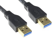 6 Ft USB High Speed GOLD Type A Male to Type A Male DATA/PRINTER/SCANNER Cable