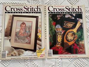 Cross Stitch & Country Crafts Magazine Sep/Oct & Nov/Dec 90