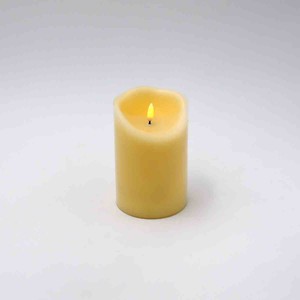 Detalles De Vela Para Led Con Llama 3d 10x15 Cm Color Crema Adornos Casa Navidad