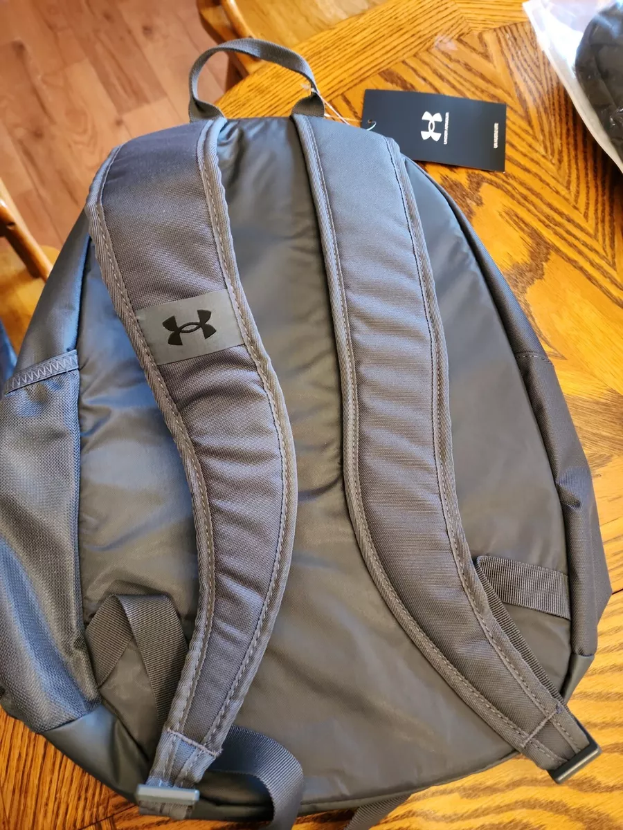 Under Armour UA Hustle Lite Backpack 1364180 012 Gray Black NWT eBay