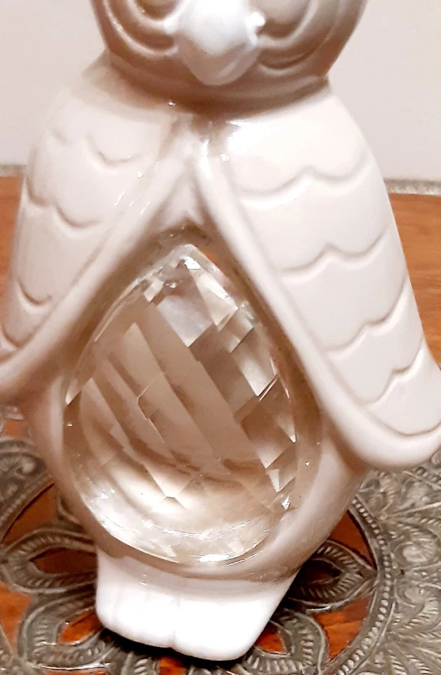 Deliziosa Statuina Gufo Ceramica Made In Italy - Immagine 3 di 4