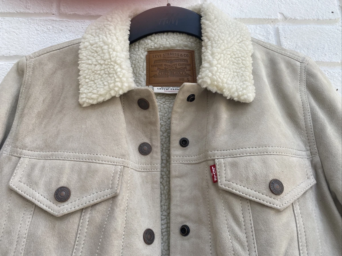 Levi's suede top sherpa jacket