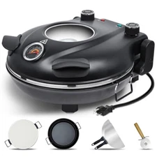 Upgrade Davivy 12" Crispy Pizza Oven with Timer