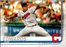 2019 TOPPS SERIES 2 JON EDWARDS CLEVELAND INDIANS #528