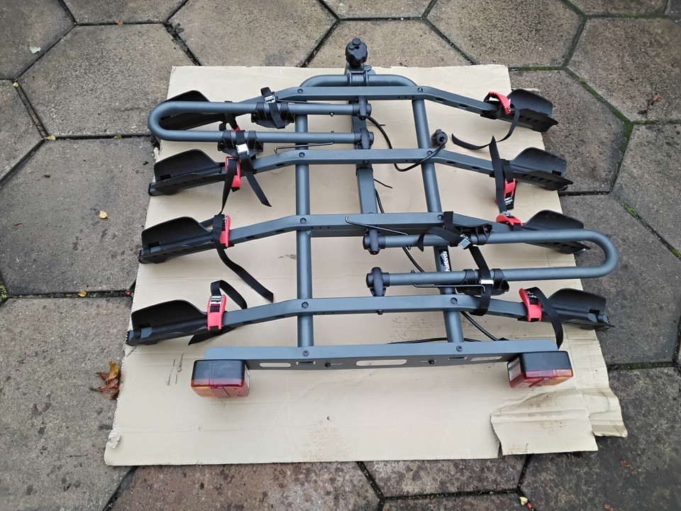 Halfords 4 Bike Towbar Mounted Bike Rack Cycle Carrier NEW RRP £220
