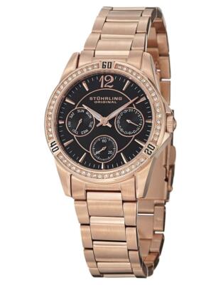 Stuhrling 914 03 Symphony Helena Marina Multi-Function Rose-tone Womens Watch