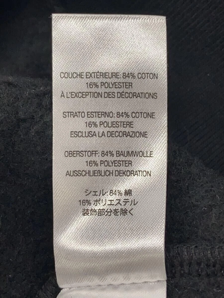 Supreme Felpa con Cappuccio S Cotone Nero Tinta Unita