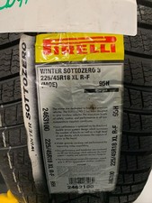 1 New 225 45 18 95h Pirelli Winter Sottozero 3 Moe Run Flat Snow Tire