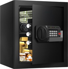 2.0 Cuft Security Safes for Home Use Fire and Water Proof Steel Safe Box Home