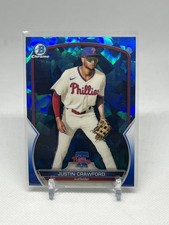 2023 Bowman Chrome Sapphire Edition - Prospects Justin Crawford #BCP-217 (RC)