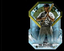 2022 Topps #DGDC-6 Ted Williams Diamond Greats Die Cut RED SOX
