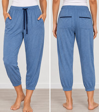 Insomnia PJ Womens Soft Lounge Pajama Pants Jogger Pockets Made in USA NWT