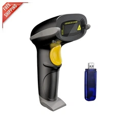 Handheld Wireless Barcode Reader - 100,000 Offline Storage, Quick Scan Modes